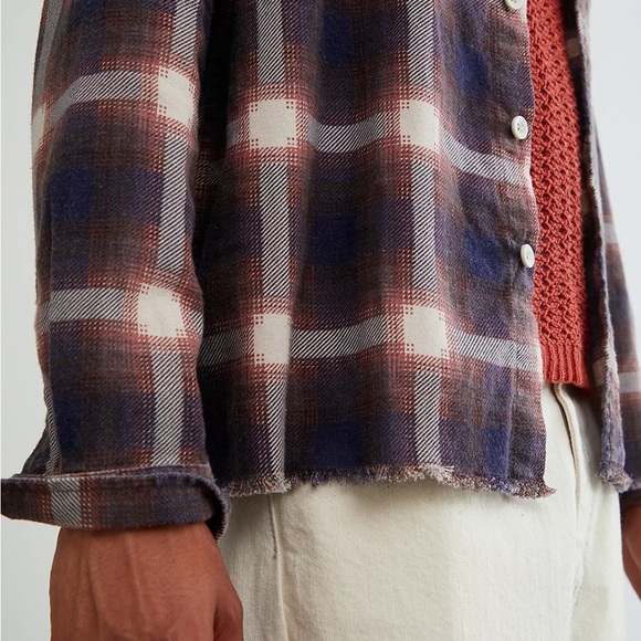 BDG Urban Outfitters Vintage Flannel Plaid Shirt - Picture 2 of 12